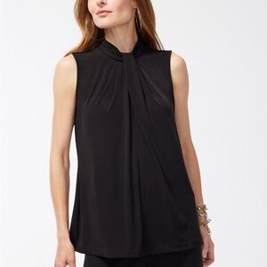 ANN TAYLOR Elegant Black Sleeveless Top
